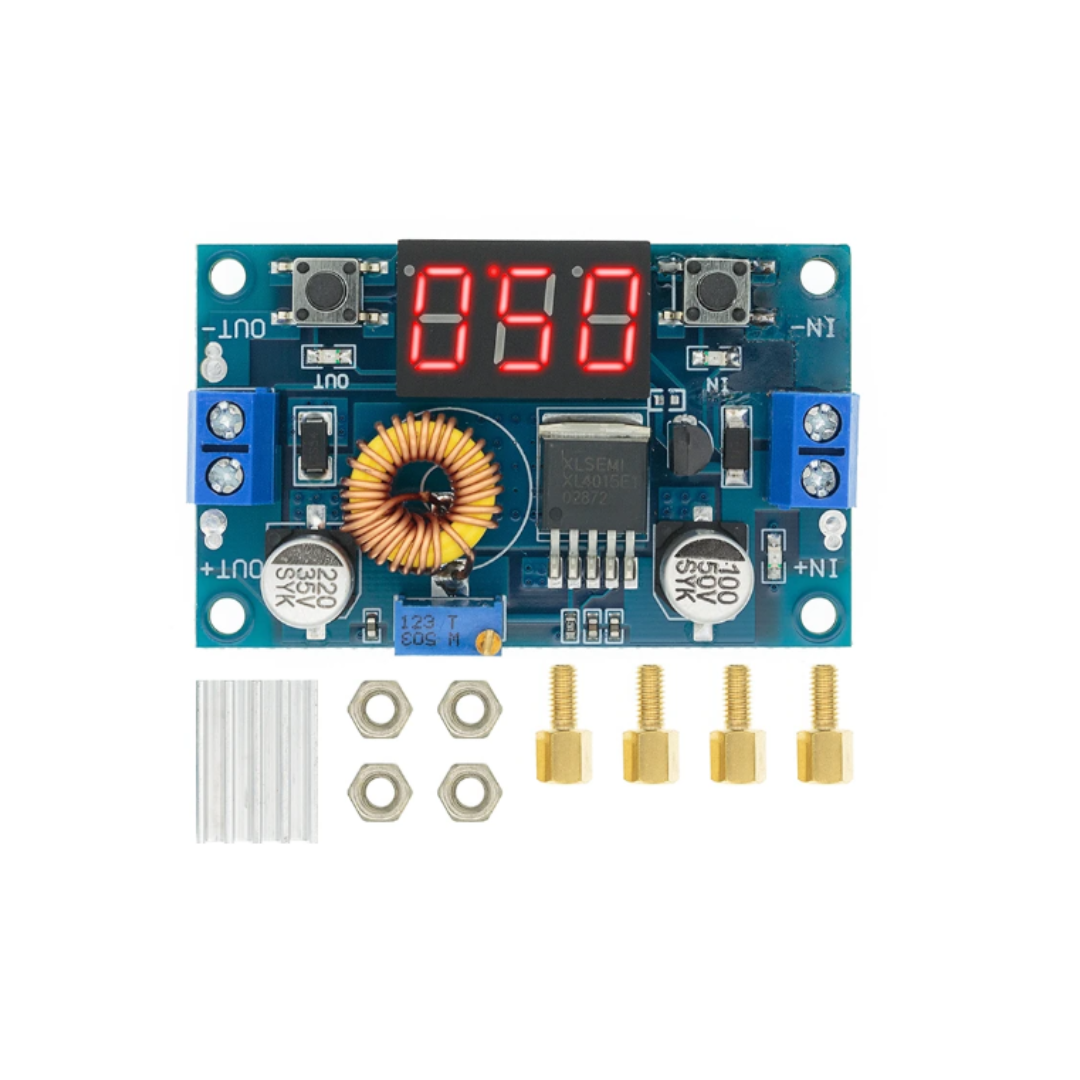 Reductor DC-DC Step Down XL4015 DC-DC 4-38V a 1,25-36V 5A Con Voltimetro